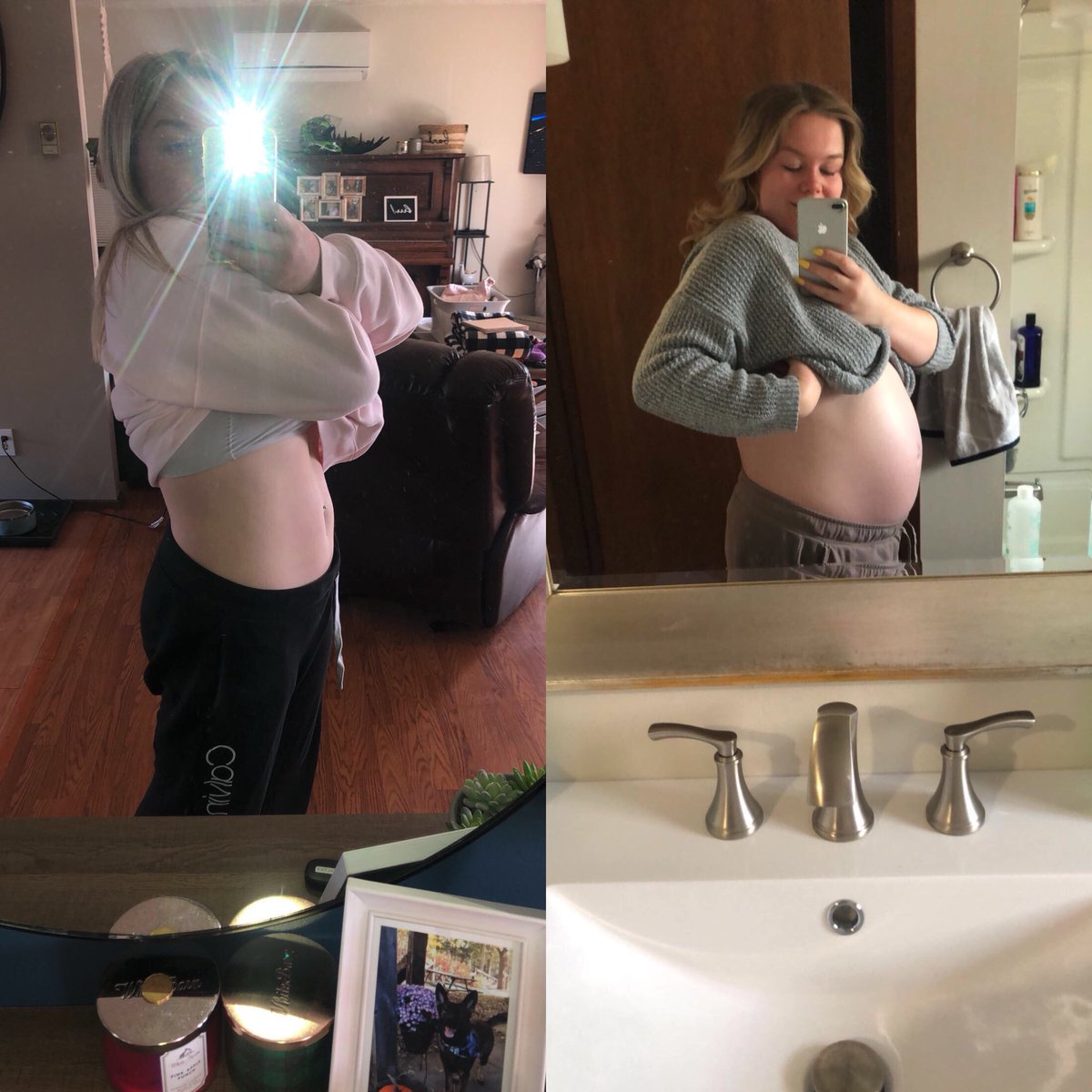 My kind of progress pic, one year apart. Our body’s are incredible 🥰