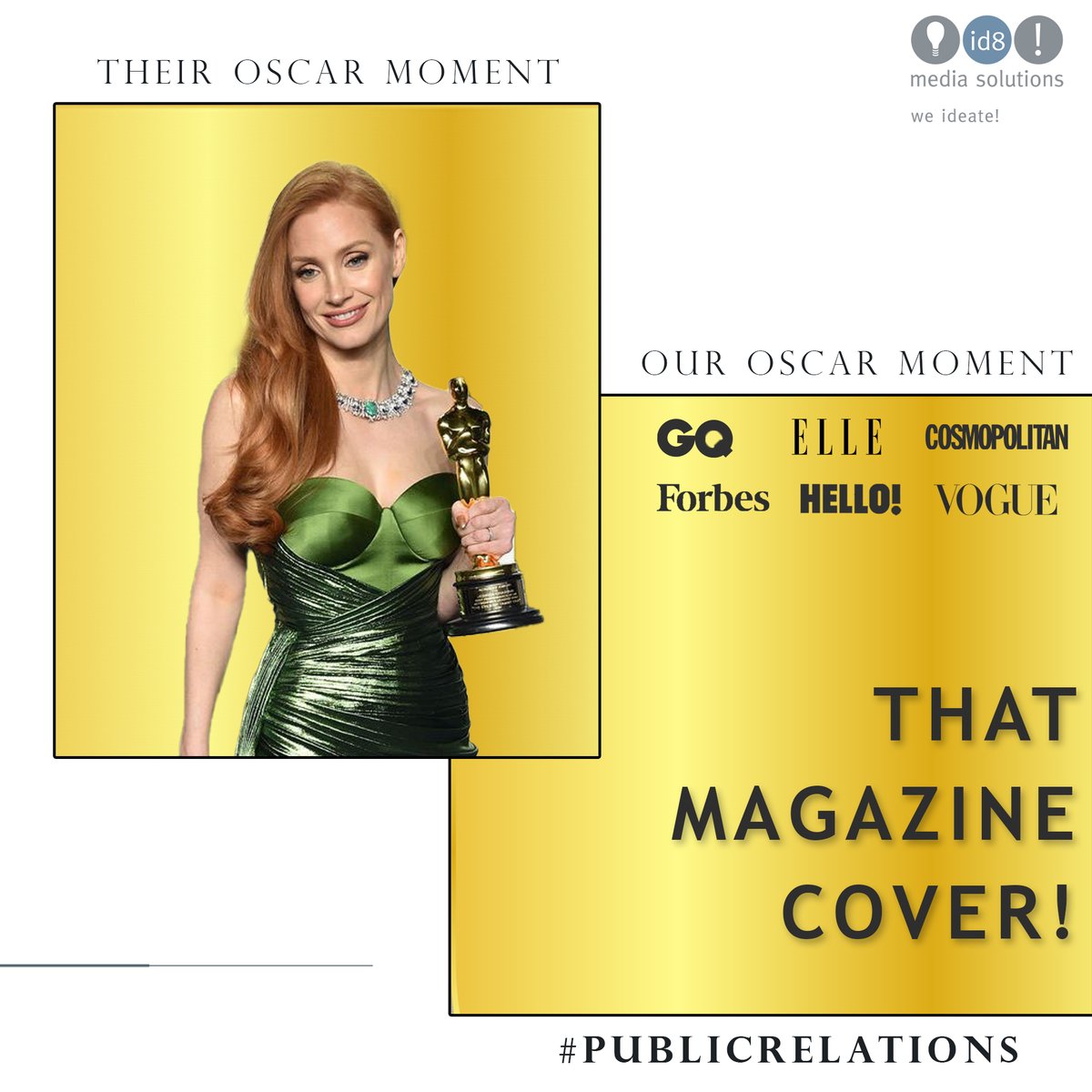 id8mediaglobal's tweet photo. While #EverythingIsAwsome at id8mediasolutions, we wanted to highlight some of our #OscarMoments!
Swipe next to view them.
Get your brand an integrated marketing approach, reach out to us on info@id8mediasolutions.com.
#weideate #id8global #id8atwork #marketing #oscar2022 https://t.co/RuL0aGViXb