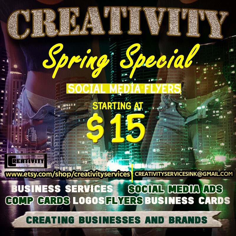 CreativitySI's tweet photo. Special offer! #creativityservicesink #flyer #ad #BlackOwnedBusiness #etsyshop #instagram #follow https://t.co/oG60acDq8t