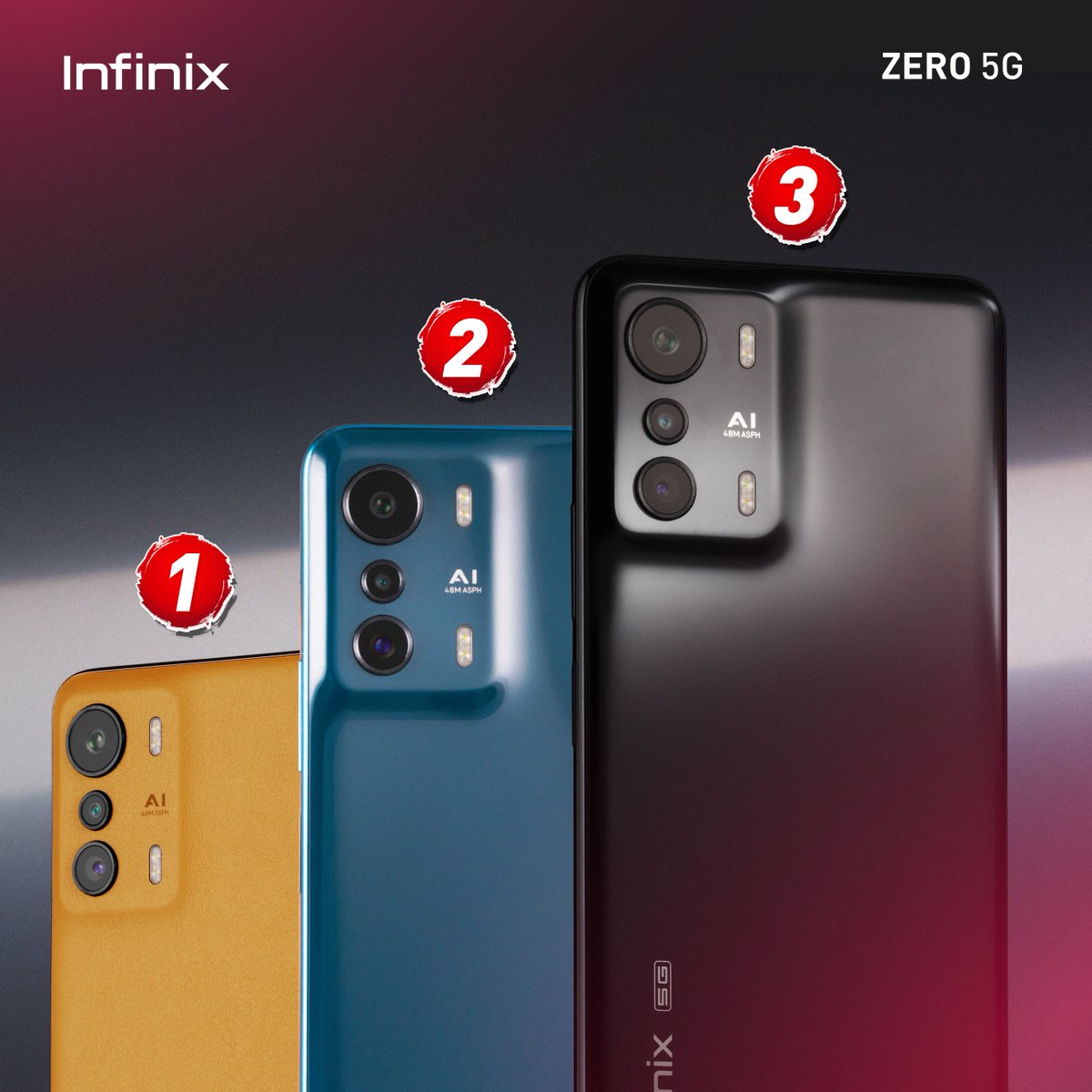 InfinixGhana's tweet photo. 1โฃSkylight Orange
2โฃHorizon Blue
3โฃCosmic Black
Comment your choice ๐ #ExperienceTheSpeed https://t.co/xbBEi2CBEg