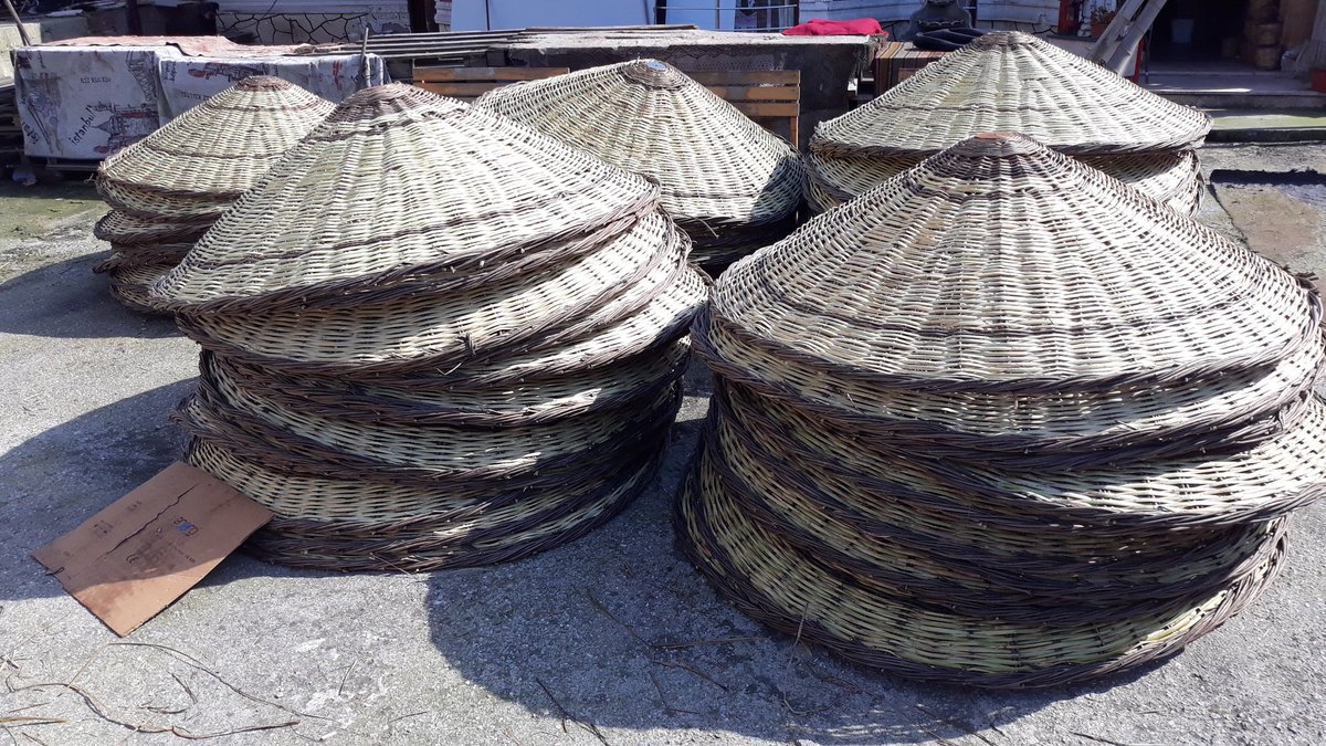 Hasır plaj ve havuz şemsiyesi