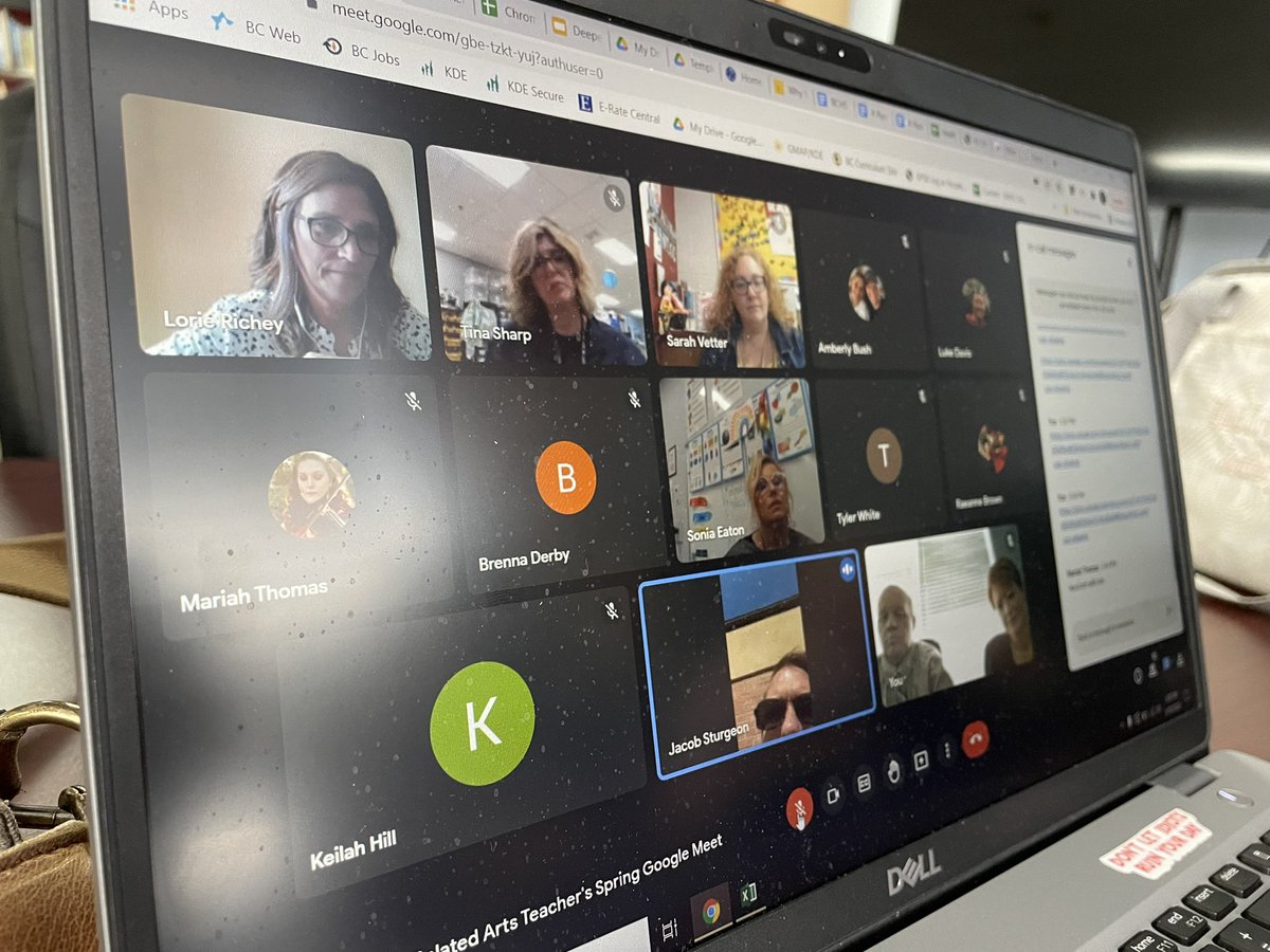 Sharper70bc's tweet photo. @barrenschools Arts Teachers’ PLC spring meeting. Thanks for all your participation in today’s learning! #FullSteamAheadBC https://t.co/2OdTouBOom