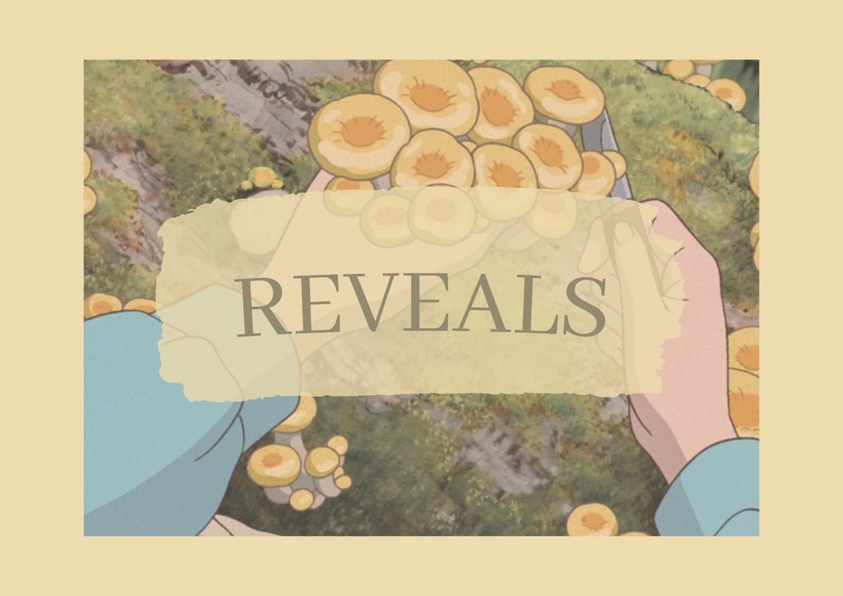 bts ghibli fest: reveals

🌼🌙🌻✨🍯💫

• work reveals 
• author reveals