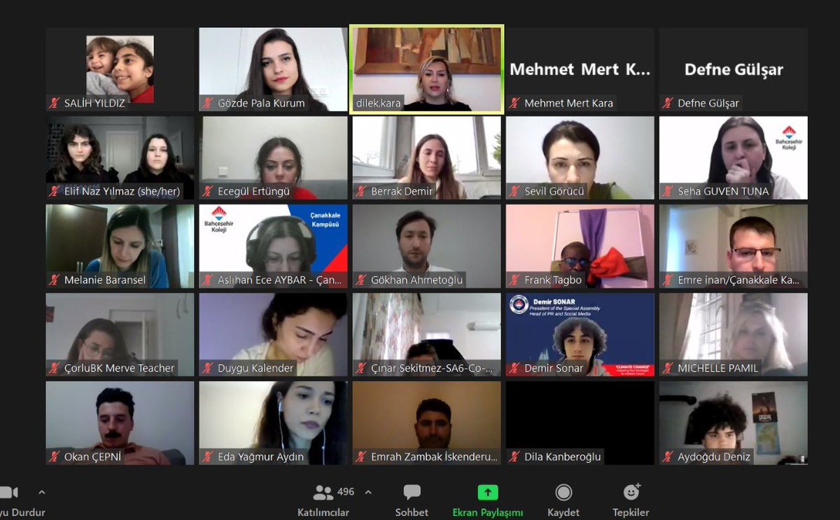 dilakanberoglu's tweet photo. We had a meeting about the upcoming MUN Conference on April 1-2-3. Thank you all for this highly informative meeting! @VahapIk3 @dilekertemel @EdaYagmurAydin1 @mduranoznacar @kader_ulass @KurumGozde https://t.co/X4Rb48VbbV
