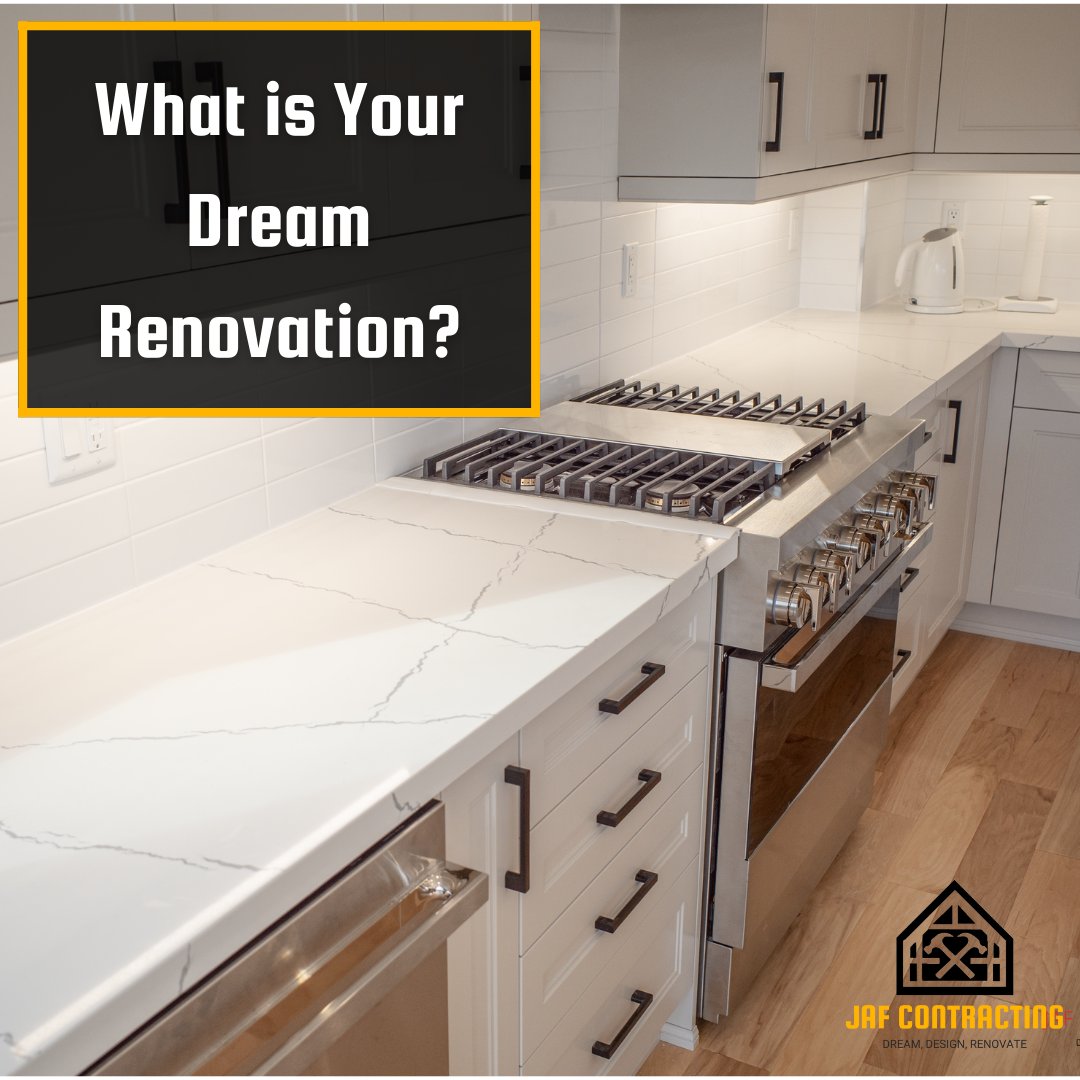 JAFContracting's tweet photo. What is your dream renovation?

Comment below
____________________________________
✅ Licensed and Insured
✅ Use of skilled labour and skilled trades
✅ Quality workmanship and products

🖥 https://t.co/AOIoEKFTNt
📞 647-406-8334
.
.
#dreamrenovation #dreamhouse #kitchendesign https://t.co/C1Gvlnc4SG