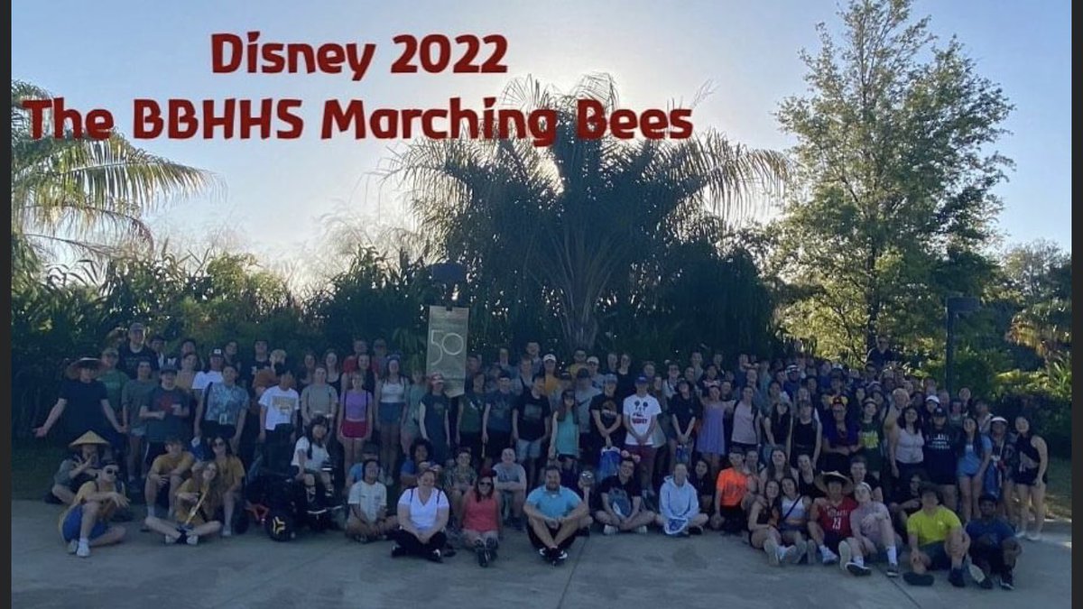 BBHHSBand's tweet photo. As we return from an amazing 5 days in Orlando I wanted to thank EVERYONE that made this trip a reality. Students - Thank you for the laughs and memories to last a lifetime:) @mrsasteyradak @MrPasternakBand Ivory Kovach, Danielle Kovacs, Paul Travaglianti https://t.co/56OQe7nIs8