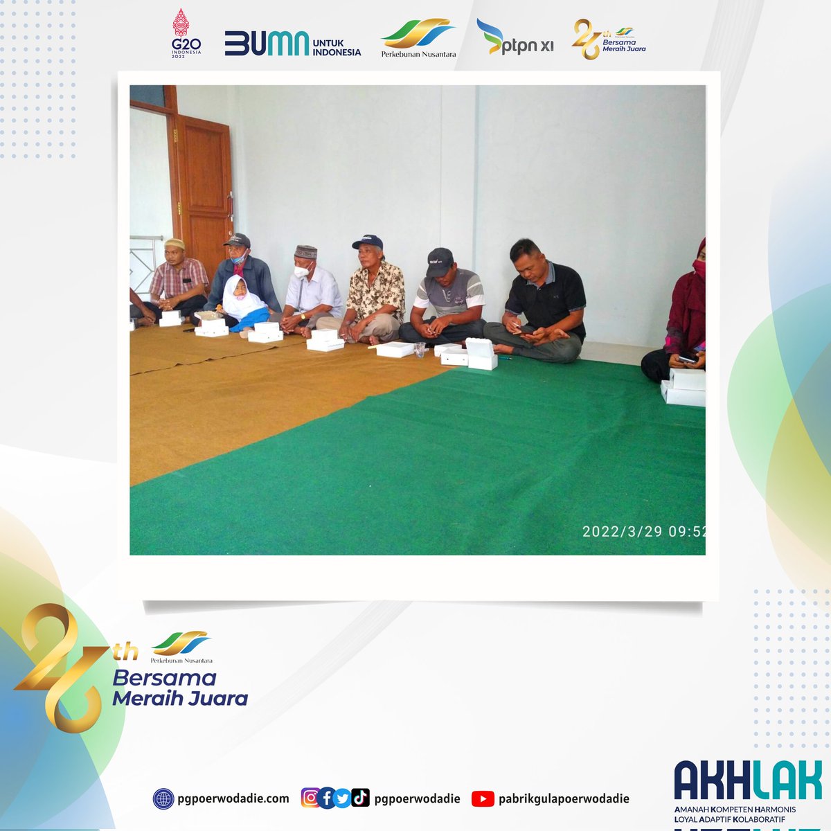 pgpoerwodadie's tweet photo. Assalamu'alaykum sahabat planters &amp; "rumangsa melu #handarbeni" @pgpoerwodadie

PG Poerwodadie Lakukan Kegiatan Forum Temu Kemitraan (FTK) Bersama Petani Tebu Rakyat Wilayah Kec. Karangrejo, Karas dan Barat 
#PortalPGPoerwodadie
#SukseskanGiling2022 https://t.co/ZOjBSEYC9e