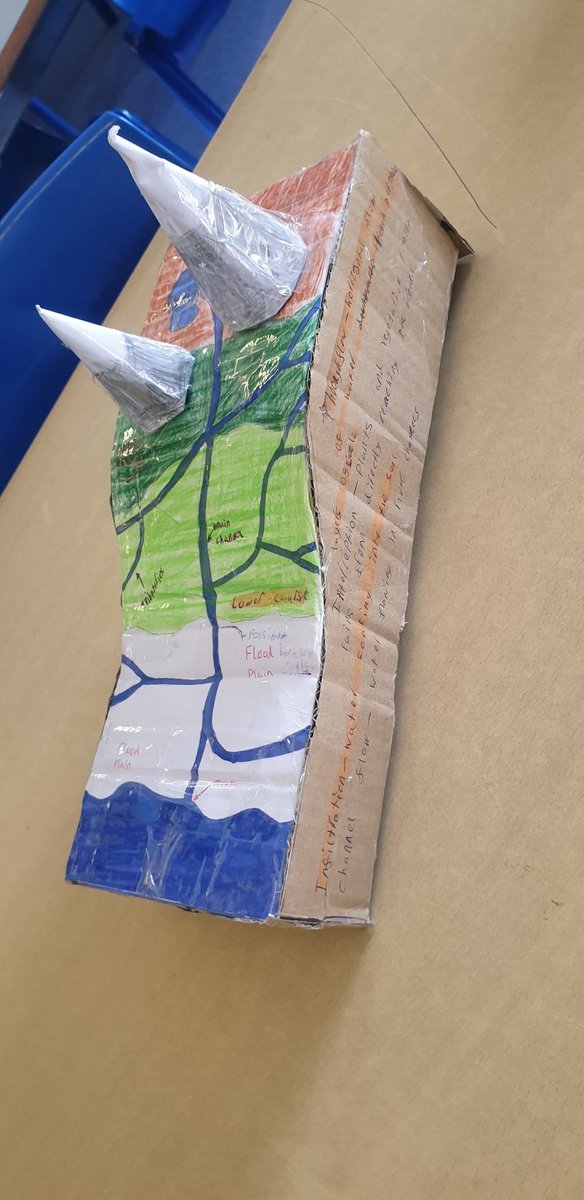 LivWals's tweet photo. Here we have some wonderful drainage basin models from year 8!
#geography #geographyteacher #rivers #edutwitter https://t.co/I4L3Bkdcm2