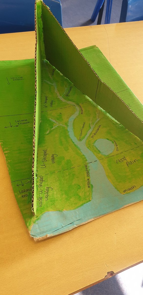 LivWals's tweet photo. Here we have some wonderful drainage basin models from year 8!
#geography #geographyteacher #rivers #edutwitter https://t.co/I4L3Bkdcm2
