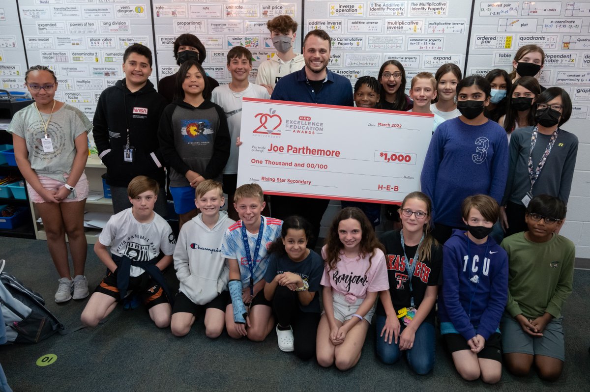 HEB Excellence in Education tweet media