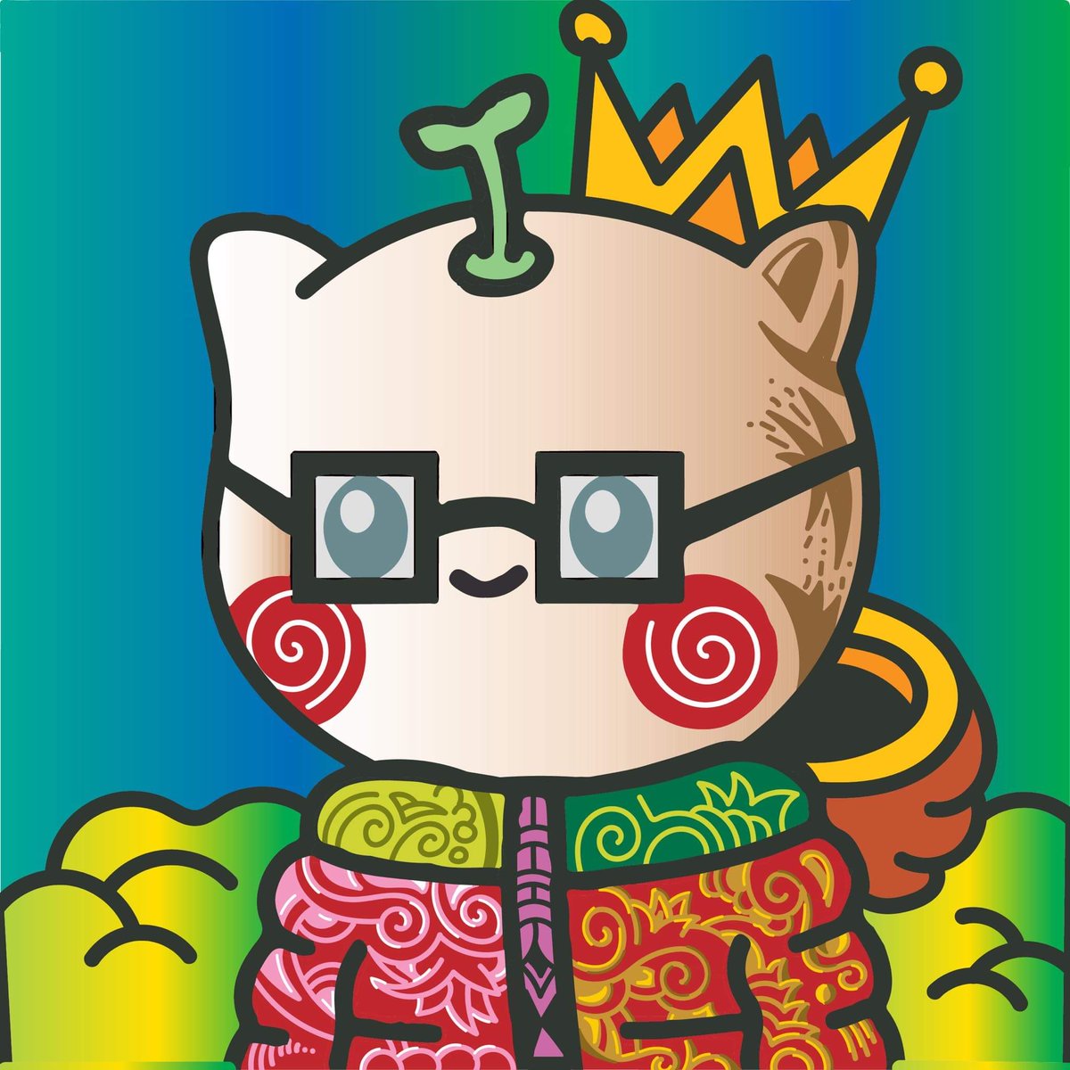 nondajj's tweet photo. It is always my pleasure to illustrate my @MoshiMochiNFT, this time with @ThePaintRoom  colors 🎨. Thank you guys for the opportunity every week to show our skills and be more productive and creative for our community. Many thanks to each one of you dudes.🙏🏻🌈🔥 https://t.co/9P0AnXfuqR