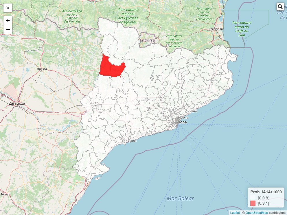 covidcat4's tweet photo. CovidCat [ 2022-03-28 ]:

TOP 3 ABS Prob. IA14>1000 major de 0.9:

1. TREMP IA14: 1352 [1122-1602]
2. LA POBLA DE SEGUR IA14: 959 [720-1234]
3. TERRA ALTA IA14: 956 [789-1139]

IA: Incidència acumulada (casos/100K hab.) https://t.co/tF6ub5roof