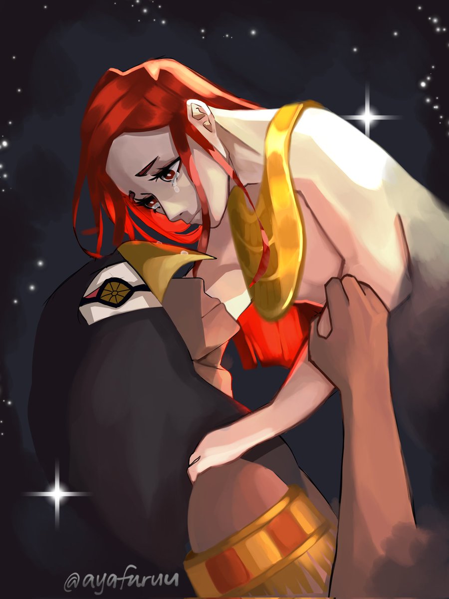 4y4furuu's tweet photo. #ENNEAD #엔네아드 #EnneadWeek2022 
💙❤️ DAY 1 - Tears #Horuseth ofc ❤️💙
"I have forgiven you"

I'm almost done with the last prompt! I'm excited 🤩 according to wtvr logic i used yesterday, my timezone should be ahead of the acc (logic 💯) HAHDHS will post in just a few hours~ https://t.co/ratGTAvwpC
