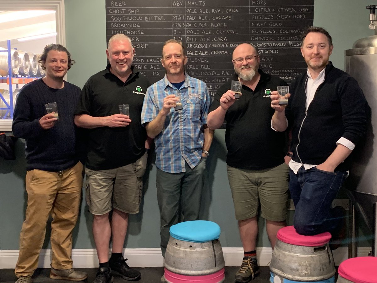 Today <a href="/Adnams/">Adnams Southwold</a> brewed a collaboration with <a href="/SierraNevada/">Sierra Nevada Beer</a> as per of their 150th anniversary celebrations

We were lucky enough to be invited to be there to witness it 🤯

Podcast coming soon #hopinions