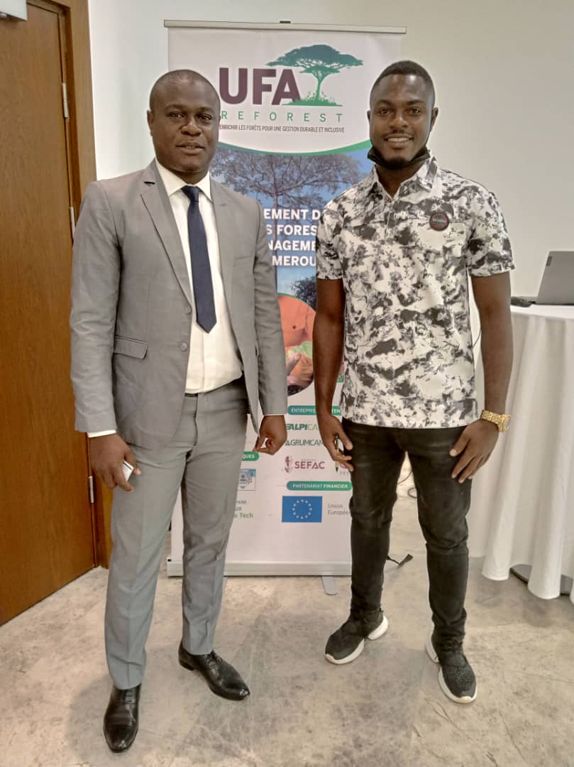 SegefCam's tweet photo. Ce mercredi 30 mars 2022, le #SEGEF a pris part à l'atelier de lancement du projet #UFA_REFOREST, mis en œuvre au Cameroun par l'#ATIBT. Cet atelier visait à partager les objectifs, les grands axes d'intervention et les résultats attendus du Projet.
#Restor4All
#AFR_100 https://t.co/PR2IwKolRi