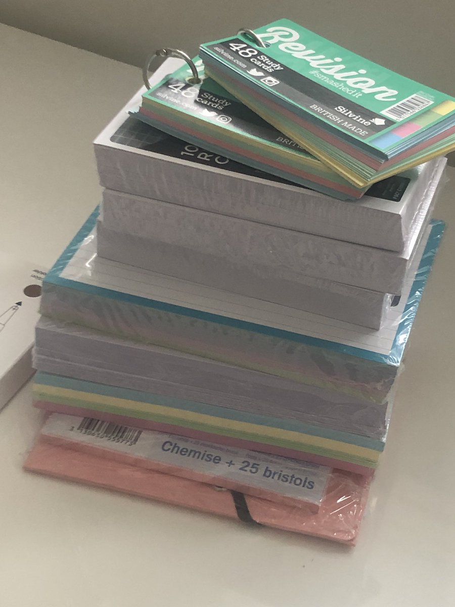 raziakkhan's tweet photo. So I did get the lovely edition of #LifeAndFate after all. But the book seller was also a stationer, and I needed to make the free postage cut-off, so…
Oh dear. Lots of Easter holiday revision planned in this household of course https://t.co/pmCy2CrDsK