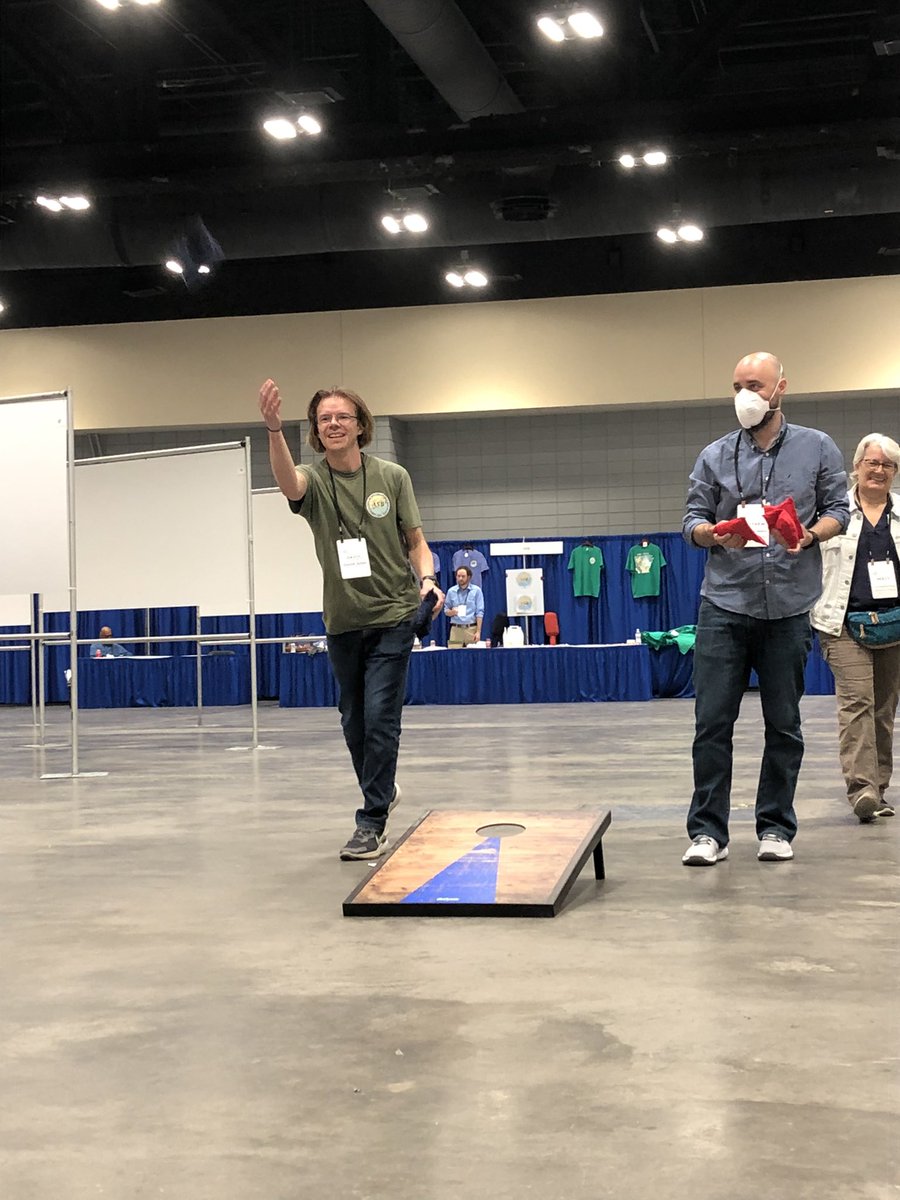 The ASB EC is getting the exhibit hall all warmed up for you! Come grab your badge at registration and download the ASB 2022 app for the program. #ASB2022 #LittleRock