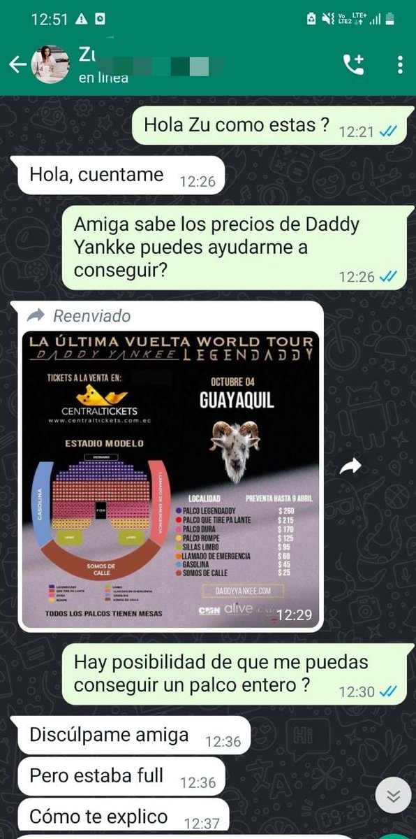 EstafasGye's tweet photo. Y nos llegan pruebas de las entradas de Daddy Yankee Guayaquil https://t.co/tdsYG8TdUU