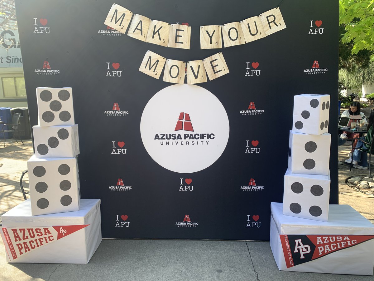 APUGradPrograms's tweet image. Join us on Cougar Walk, today 11am - 2pm, and make your move toward graduate studies! Gain the information you need for the next step in your academic journey and grab a sweet treat!