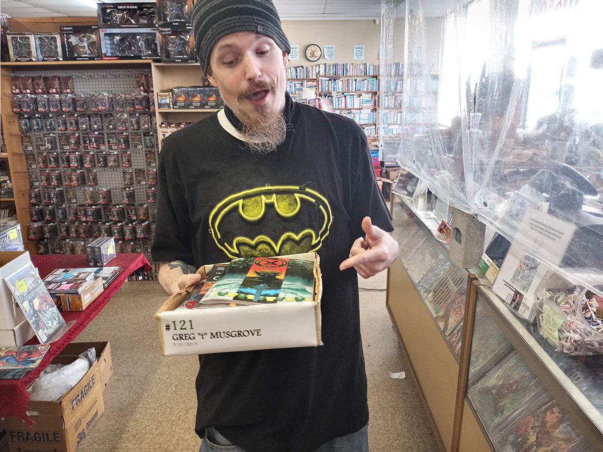 palmettopunishR's tweet photo. So I walk in my LCS today & they hand my a lil box with my pull info. Then inside is all these lil comics. They say "paper shortage" & walk off. I died laughing. I swear I absolutely love my LCS! 🤣 #supportyourlocalcomicshop #comics #read #nerd #cbfc -Book Exchange Augusta GA https://t.co/uw5o2hbIDD