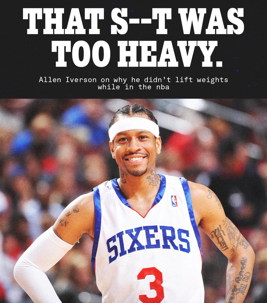 LakeShowYo's tweet photo. never forget when Iverson said this 😭😂 https://t.co/kyQSMSEE1Z