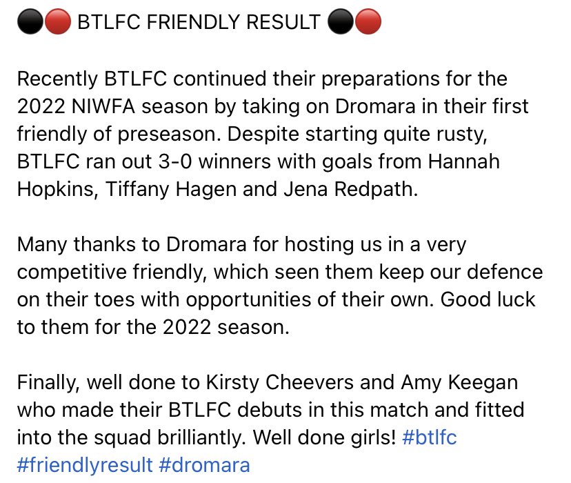 BanbridgeTownLadies tweet media