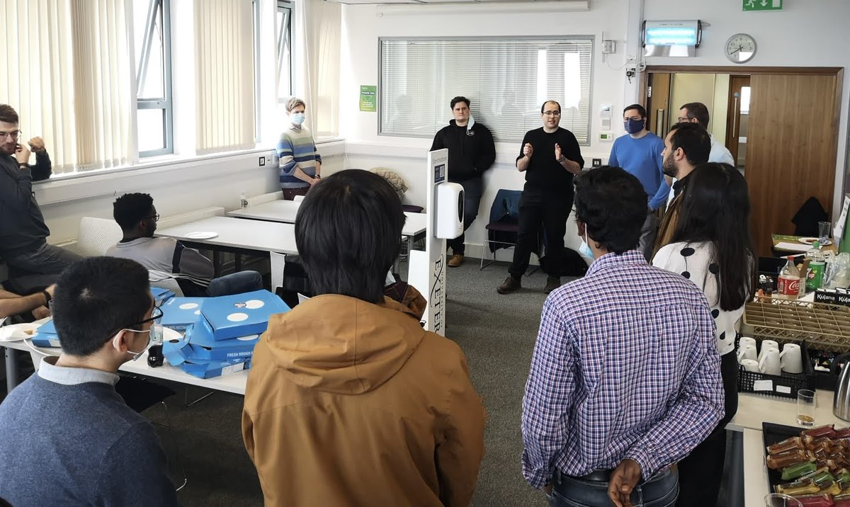 *Meet-N-Pizza” !* We hope everyone enjoyed the first in-person social event in two years!  Big thanks to our impromptu postdoc panel!  

Don’t worry if you missed this event! There is more to come, stay tuned 😉!