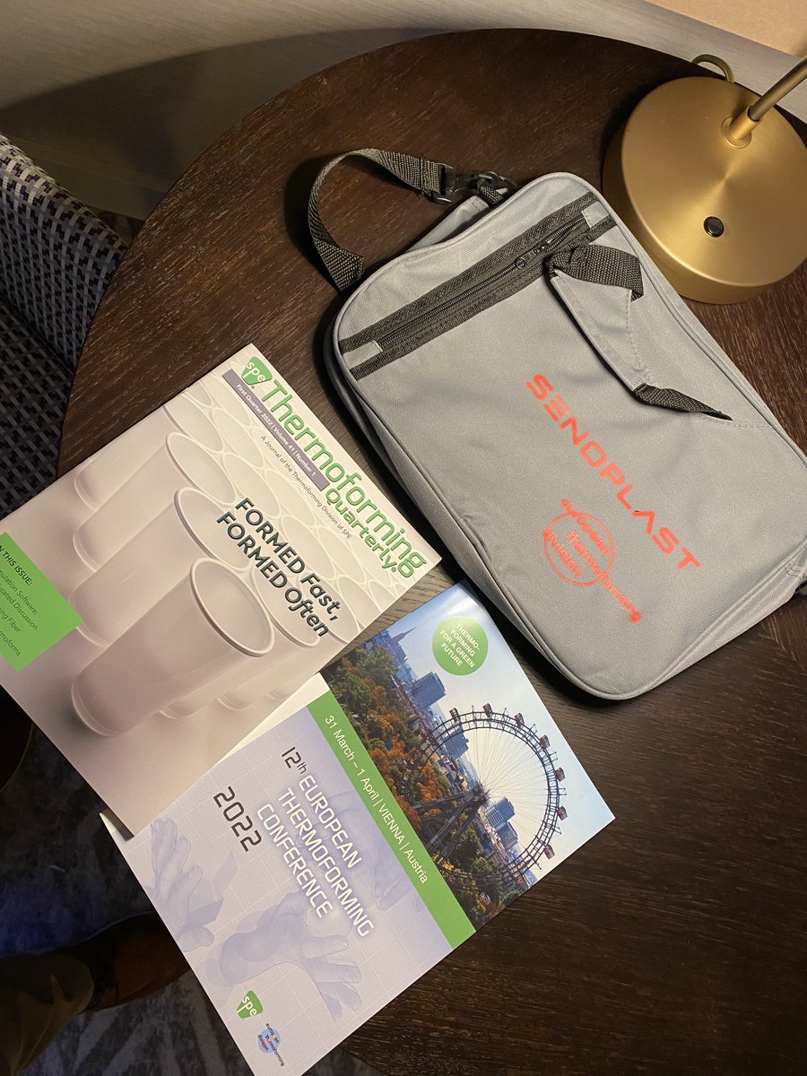 SPEThermo's tweet photo. Our roving reporter is attending the #Thermoforming Conference in #Vienna in support of our colleagues, @ETD_SPE! Stay tuned for more updates as we get them #plastics #4SPE https://t.co/R389C0uAhZ