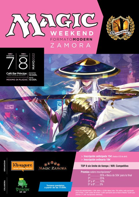Magic Zamora tiene el placer de anunciar el Zamora Weekend.
Un fin de semana lleno de Modern!
¿Estás listo para ganar tu plaza?