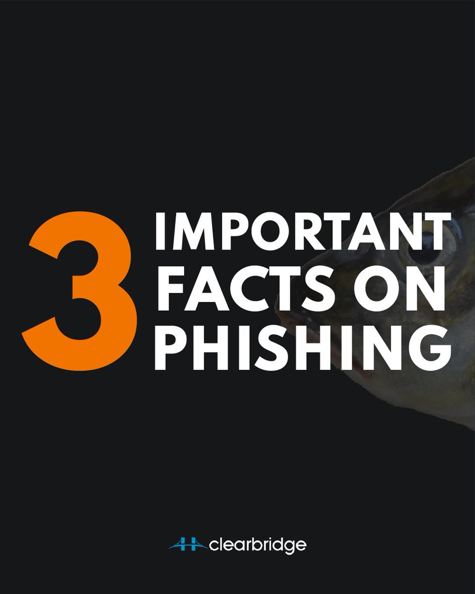 clearbridge's tweet photo. Phishing costs companies MILLIONS of dollars each year.

Reach out to us today to learn how we can keep your business cybersecure

 #techcompany #fraservalley #cybersecurity  #itprovider #itservices #abbotsford #cybersecurityexpert #cybersecuritytraining #cybersecuritytips https://t.co/ta45mrh0u7