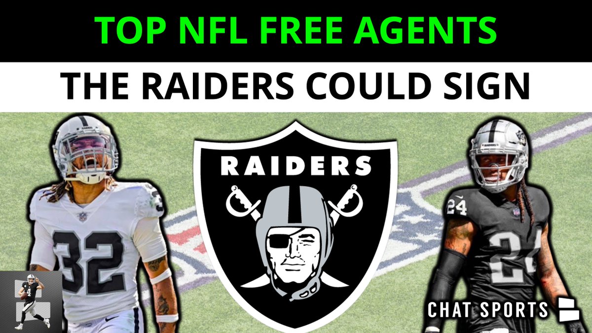 MitchellRenz365's tweet photo. Here are the top NFL Free Agents still available the Raiders could sign at every position in Free Agency

Watch: https://t.co/MOQl7pDf1k 📺

If you could only sign 1:
- Stephon Gilmore = ❤️
- Tyrann Mathieu = RT

#RaiderNation🏴‍☠️ https://t.co/RZeiYrwm0V