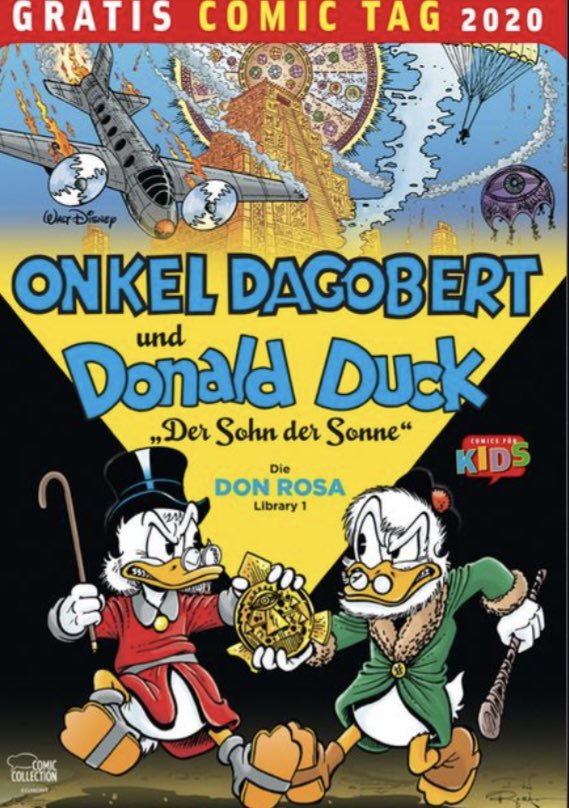 HTGBlackGuard's tweet image. Gute Nachrichten für alle Entenfans.
Zum @gratiscomictag gibt es gleich drei Hefte aus Entenhausen.