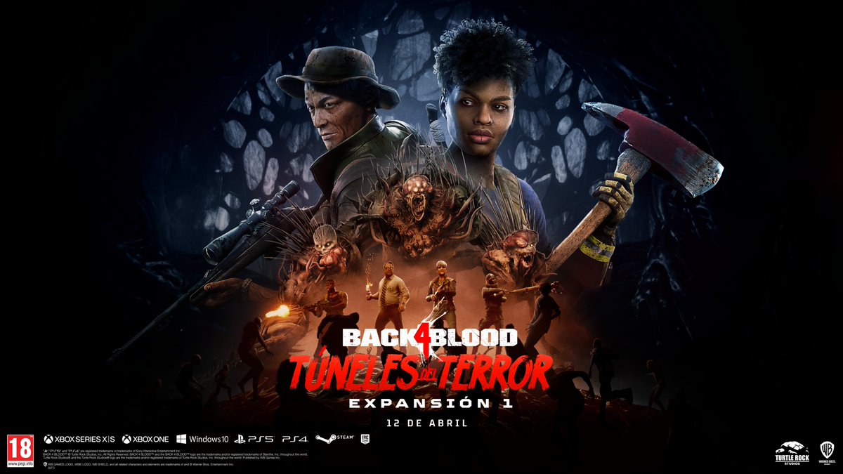 WBGamesSpain's tweet photo. Pronto en un Fort Hope cercano...
#Back4Blood #TunelesdeTerror #B4BToT https://t.co/BF5A8ChPnE