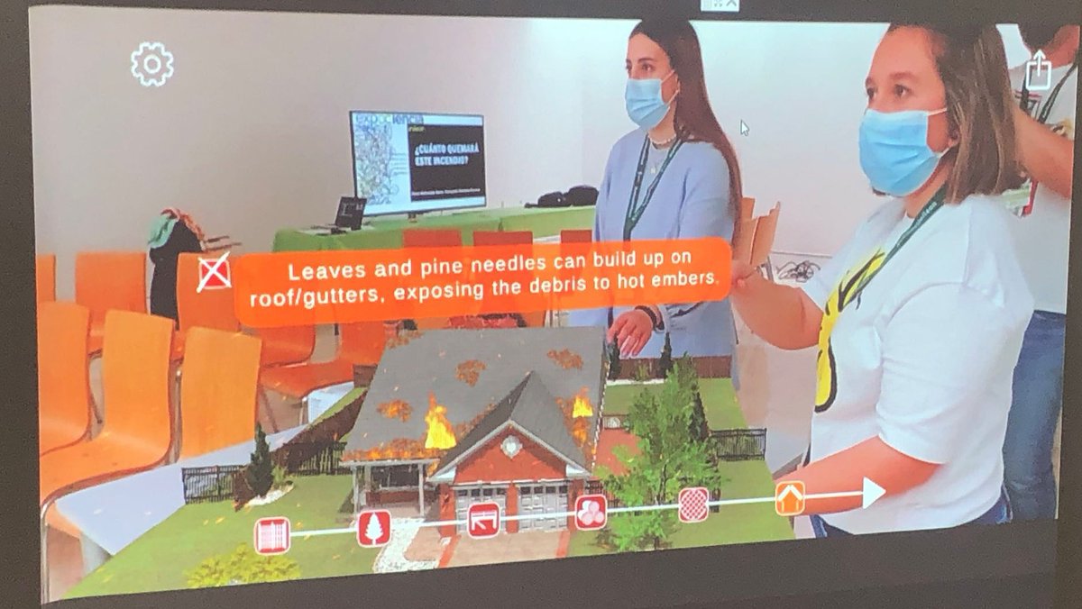 forestalesponfe's tweet photo. Hoy hemos estado #onfire 🔥🔥en la #expociencia de @unileon en #ponferrada con estos talleres:

⚠️ Cuánto quemará un incendio con
#wildfireanalyst @tecnosylva 

📲 Realidad aumentada para proteger tu casa de los #iiff

#prevencion
#learningservice
@EIAF_ULE https://t.co/55dsG15SUT