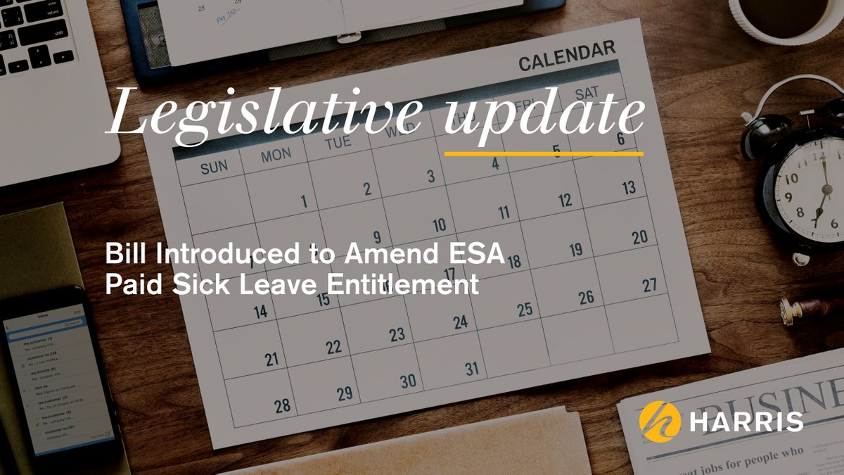 The Minister of Labour has introduced Bill 19 with proposed amendments to paid sick leave entitlements under BC’s Employment Standards Act. 
Find out what the changes would modify if enacted: ow.ly/Buos50IwqRh