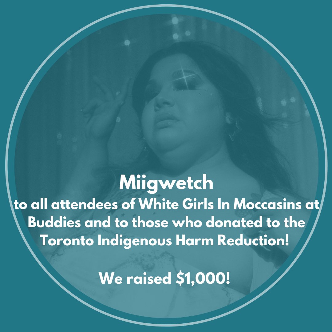 Individuals who still wish to donate throughout the digital broadcast run, March 26-April 2, can do so through the manidoons website (link in bio) or directly to Toronto Indigenous Harm Reduction

Miigwetch!

#WGIM #digitaltheatre #IndigenousArt #theato #SupportIndigenousArt
