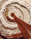 One of the best parts of having an in-home studio is the opportunity to live with a rotating gallery of my artwork before sending them out into the world.

It allows me to see them off of the loom or easel in a different context.

When I am working on a piece, it is easy to get l