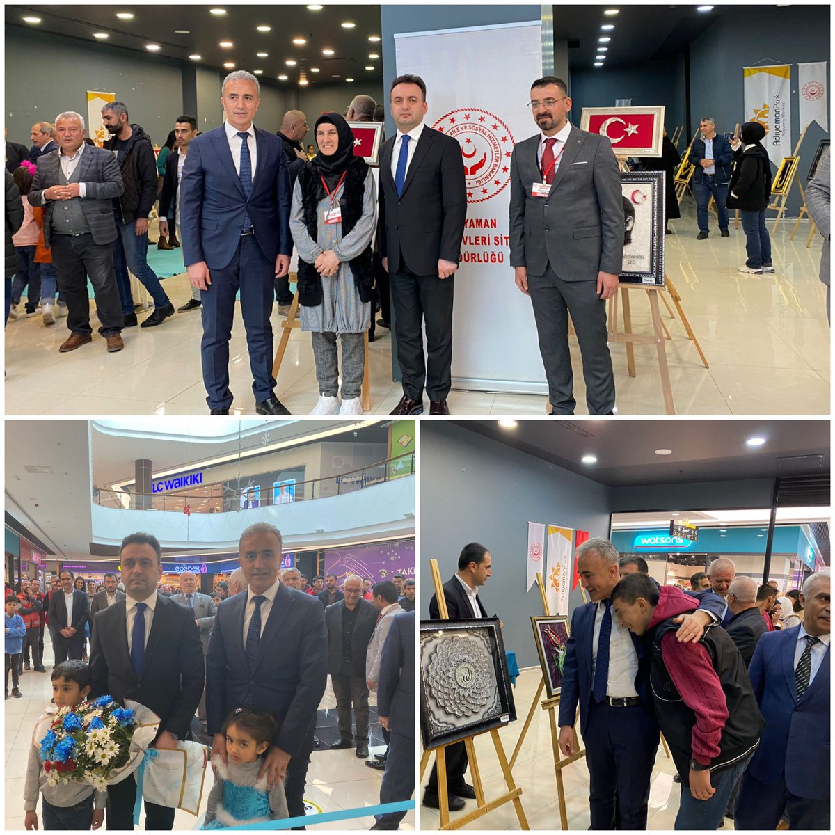 adiyamanashim's tweet photo. Vali Yardımcımız Sayın İhsan MASKAR'ın Teşrifleri ile Adıyaman Park AVM'de Adıyaman Çocuk Evleri Sitemizin Organizasyonunda, Çocuklarımızın El Emeği Göz Nuru Ürünlerinin 2 Nisan Cumartesi Gününe Kadar Sergileneceği Sergimizin Açılışı Gerçekleştirildi
@deryayanikashb @dr_musasahin https://t.co/J4SzOW57vV