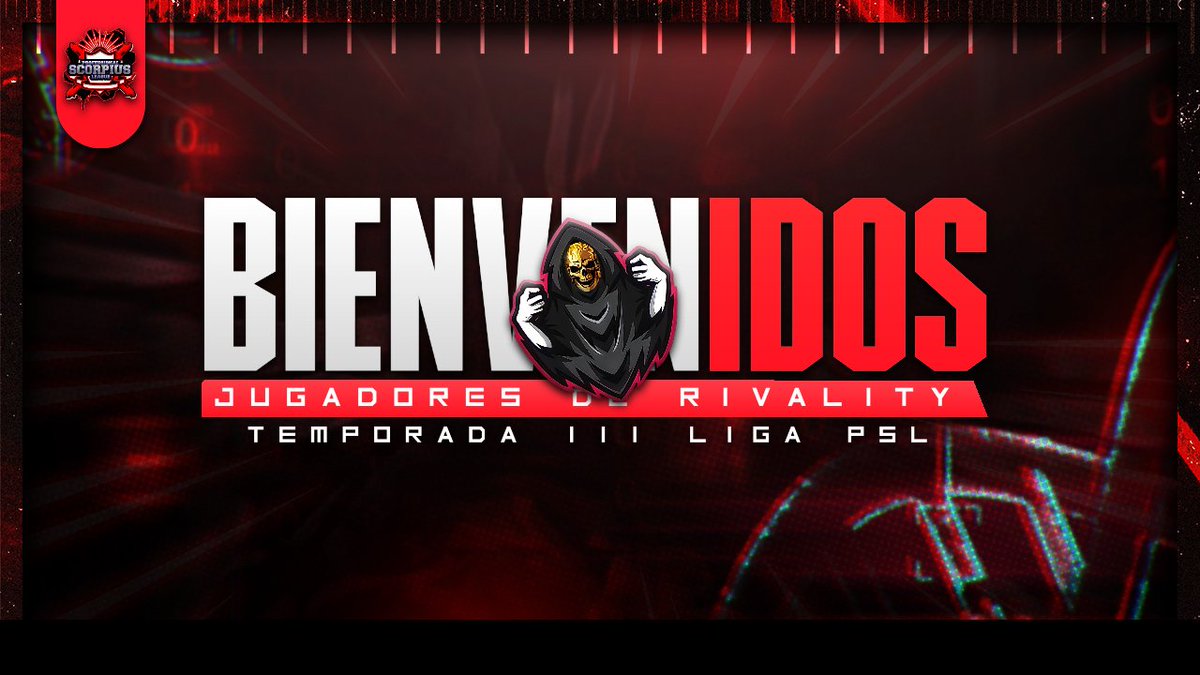 Liga PSL (@ligapsl) on Twitter photo Damos a conocer a un Gran Equipo que estará participando en nuestra temporada el estará listo para sumergirse a una gran experiencia.
Bienvenido
Rivality Esports R2
Twitter: <a href="/RivalityeSports/">Rivality eSports</a>
Facebook: #
3 Temporada Professional Scorpius League Damos a conocer a un Gran Equipo que estará participando en nuestra temporada el estará listo para sumergirse a una gran experiencia.
Bienvenido
Rivality Esports R2
Twitter: <a href="/RivalityeSports/">Rivality eSports</a>
Facebook: #
3 Temporada Professional Scorpius League