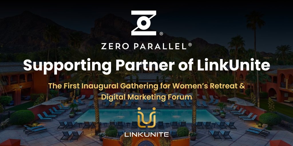 ZeroParallel's tweet image. We are humbled and excited to support @PhonexaCalls  inaugural LinkUnite, a female-centered forum that gathers women leaders together to connect and shape lifelong connections around marketing innovation.✨

Some of our team members will be there, who’s joining from your team?