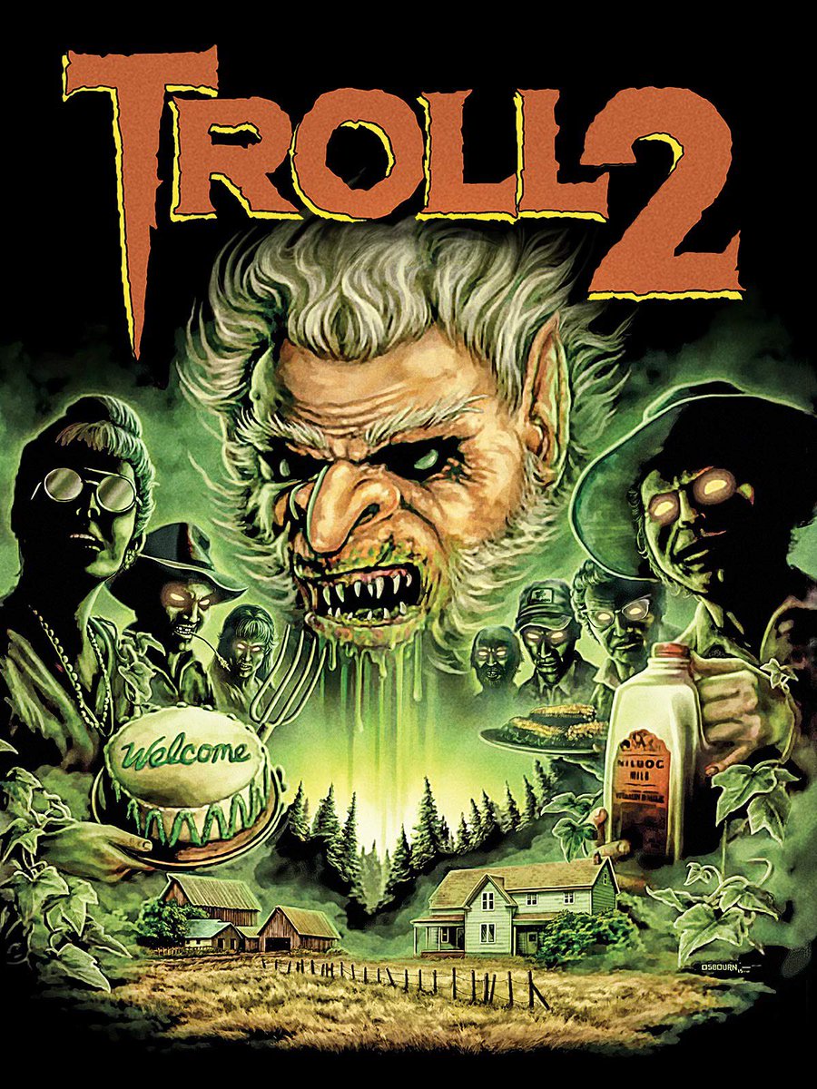 Gilbert_Gape's tweet photo. The timeless masterpiece that is TROLL 2 (1990) https://t.co/vPqcD8XyHK