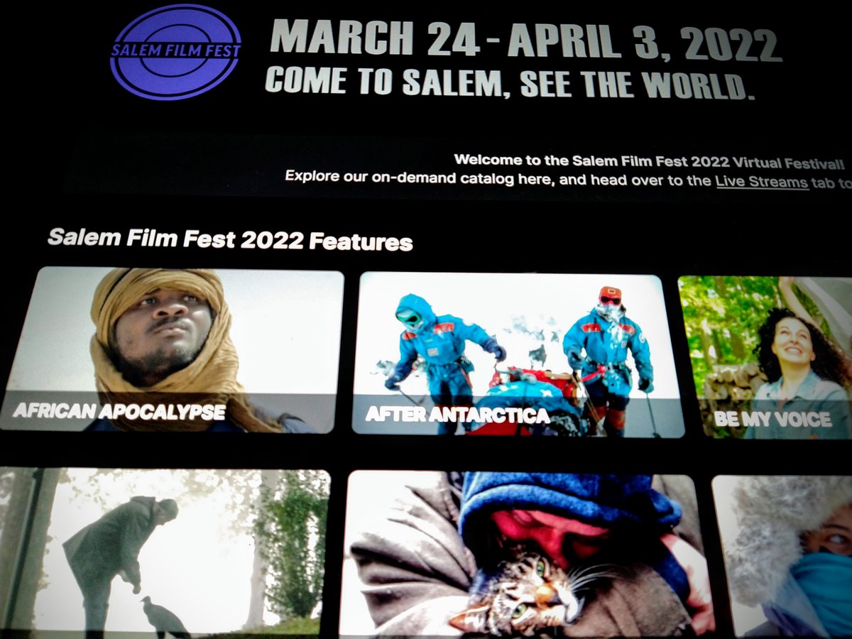 SFF is streaming like a RIVER. Continuing to flow on little CAT DADDIES feet - through Saturday at midnight...check us out at salemfilmfest.com, #salemfilmfest, #stream