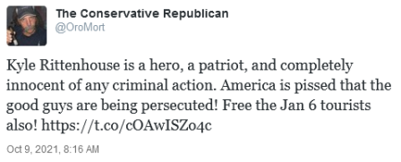 CRdotUS's tweet photo. I've decided to delete a tweet to regain access to my account after almost 6 mo. Here is the tweet I was forced to delete, which not only did not violate any twitter rules, but also was proven true in a court of law. Twitter only wants to control the narrative! @ThisIsKyleR https://t.co/eqRMS5AKvT