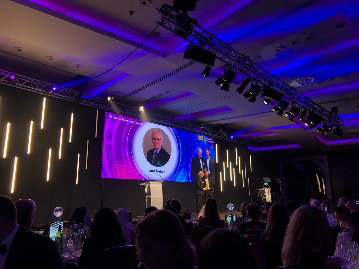 Great to see our <a href="/valpak_ltd/">Valpak Limited</a> Chairman <a href="/lorddeben/">John Deben</a>  picking up <a href="/edie/">edie</a> lifetime award 🏆 #edieawards2022 #susleaders