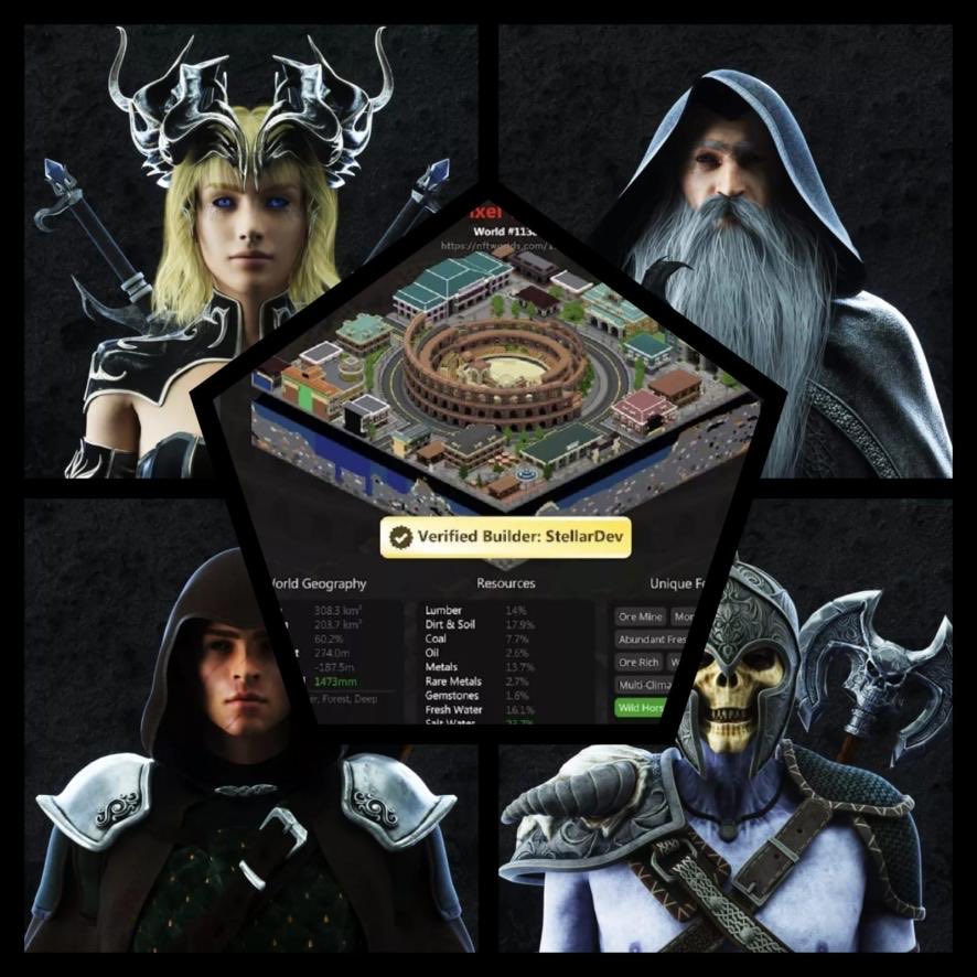 35 minutes till mint. 
Built world by <a href="/stellardevorg/">StellarDev</a> 
<a href="/nftworldsNFT/">NFT Worlds</a> Verified
Mint price .03

First 1500 minting receive a free weapon. 
This not one to be missed. 

#NFTCommunity #NFTCollection #NFTs