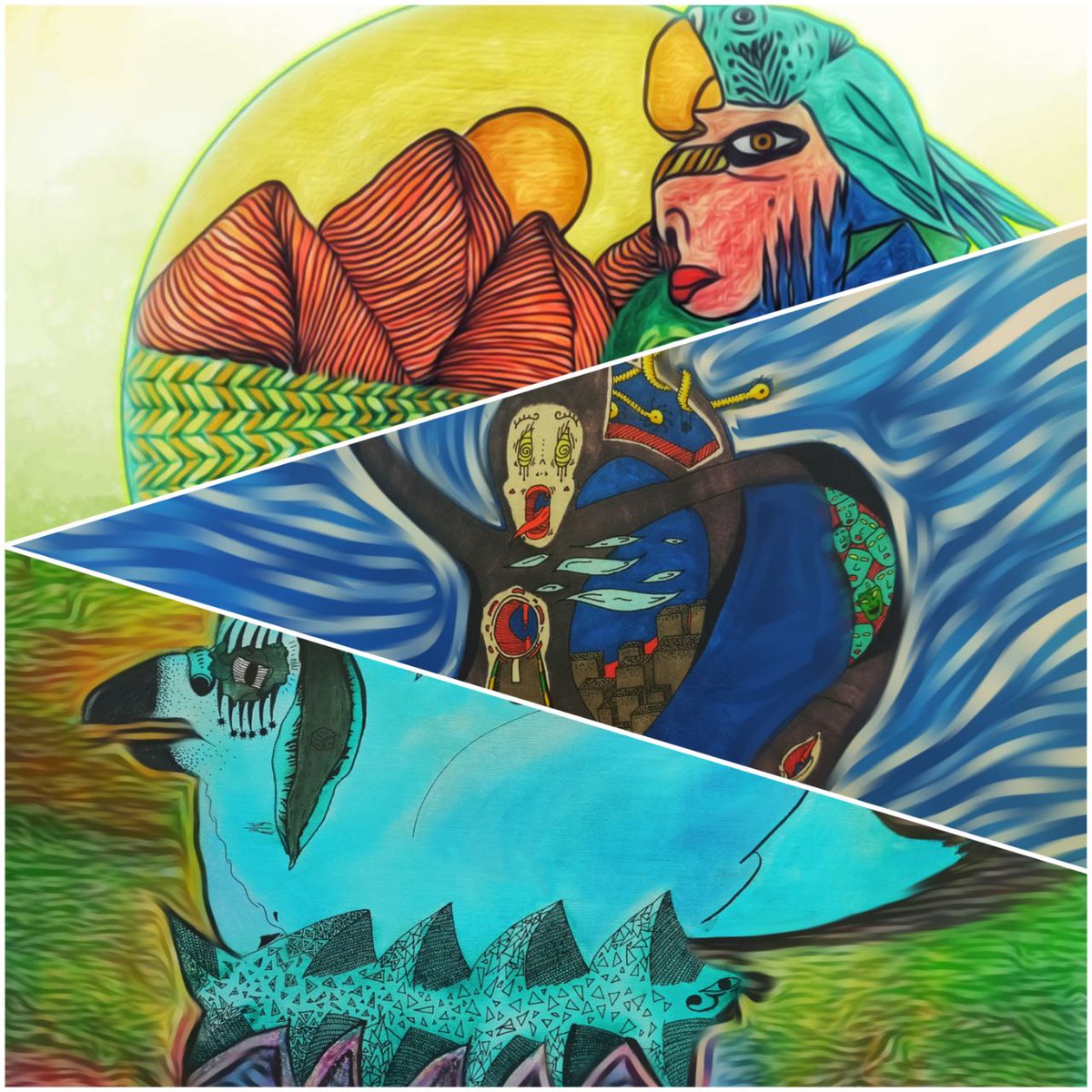 Check out my 1/1 arts on <a href="/rarible/">Rarible</a> 

We are all one:
rarible.com/token/tezos/KT…
Live in the Chaos:
rarible.com/token/tezos/KT…
Pain mother:
rarible.com/token/tezos/KT…
All in #tezos Blockchain
#NFTSPACESHIP