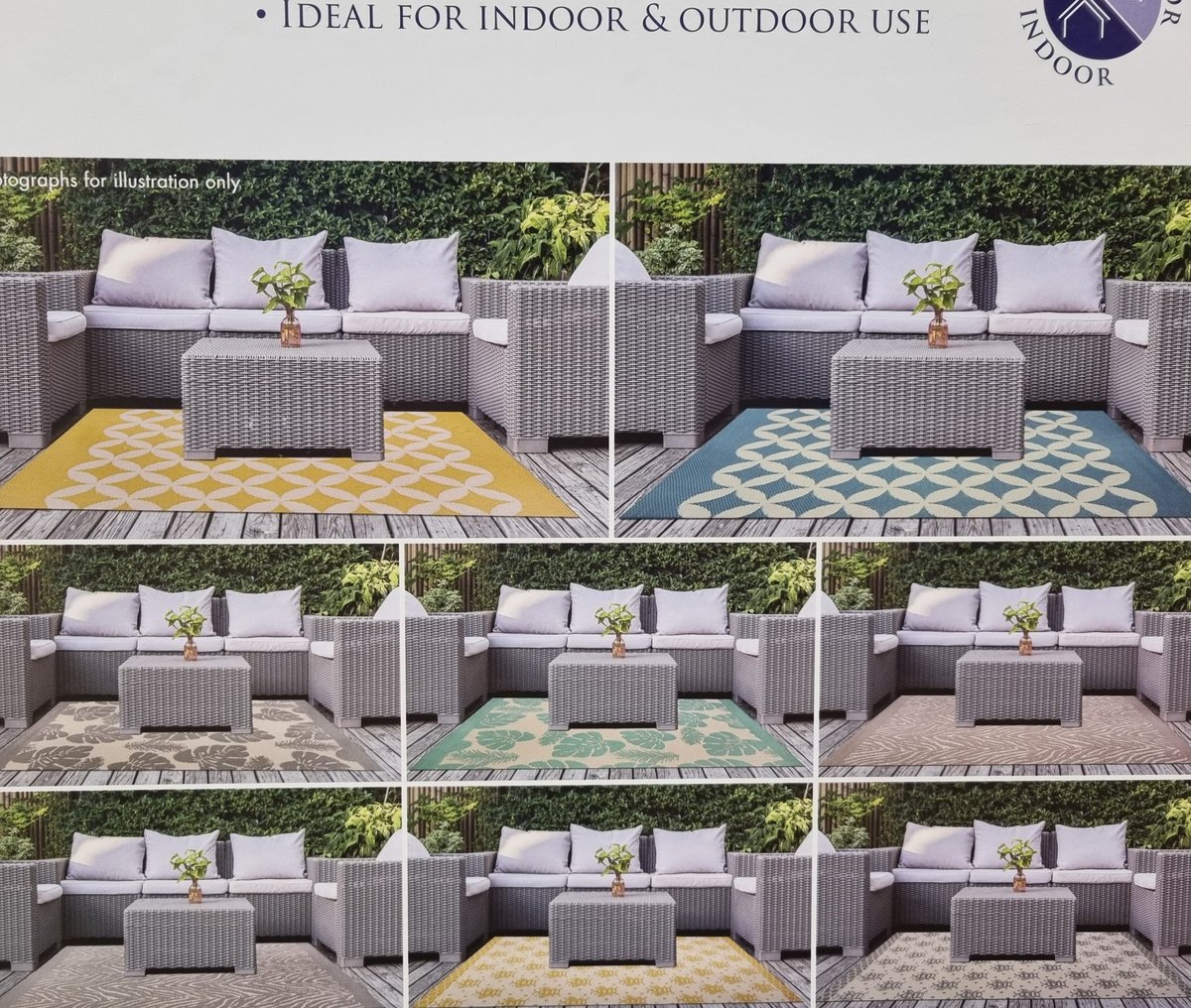 The weather may be saying different at the moment but...Summer is on it's way!! Get ready! Look at this gorgeous set up...
Loungers £15 each
Cushions £2 each
Rattan bistro set £199.99
Geo ochre indoor/outdoor rugs £6.99
Windsor Tea set £15
🥰 #cancerresearch #summer2022