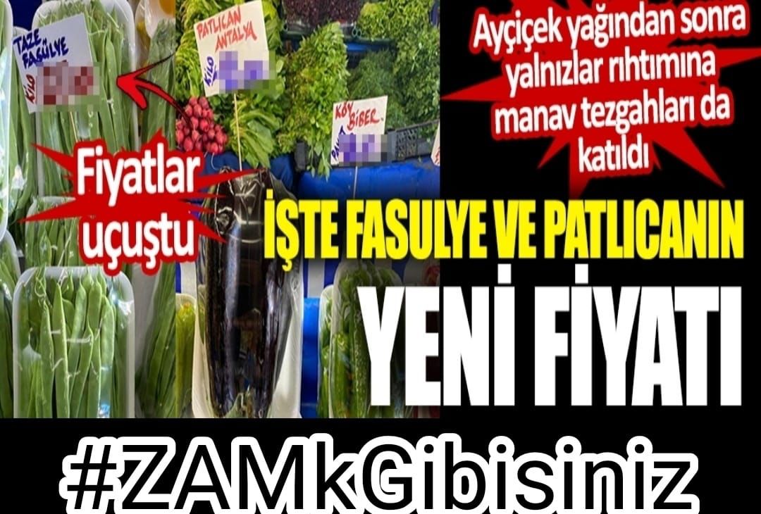 Milletin tenceresinde et değil dert kaynıyor artık! 
#ZAMkGibisiniz