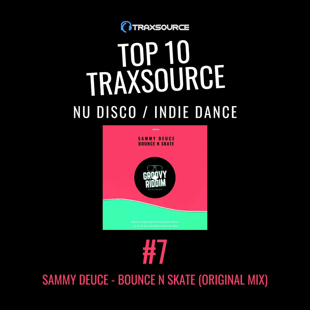 groovy_riddim's tweet photo. 🎛️ @ladiesonmars has been playing 'Bounce N Skate' by #SammyDeuce in the first hour of the #Feverball radio show episode #123!

🔝🔟This track remains in the Top 10 Nu Disco @traxsource's list. [#7]

🔝💯Also in the Top 100 Tracks Overall list. [#90]

↘️
https://t.co/BrFzes6ZJ2 https://t.co/6GQRxPWBdA