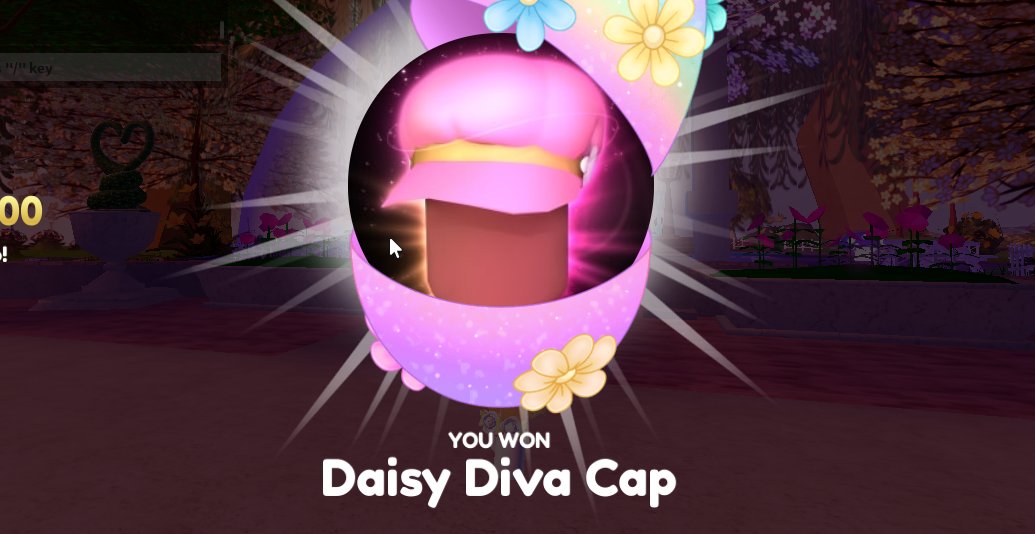 CallmehStargirl's tweet photo. Daisy Diva cap 
#royalehightrading #royalehigh #royalehightradings #royalehigh #RoyaleHighTea #RobloxDev #Roblox #royalehighupdate #royalehigheaster https://t.co/XlOgvb04GB